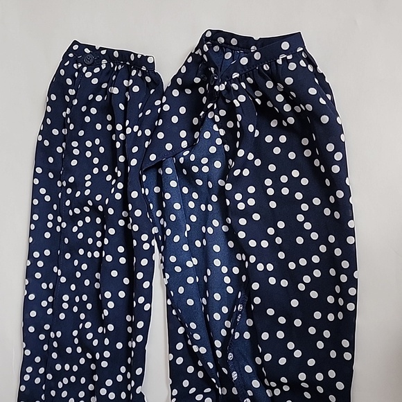 Banana Republic Factory Dot Print Split Sleeve Blouse/ XS - Picture 12 of 14